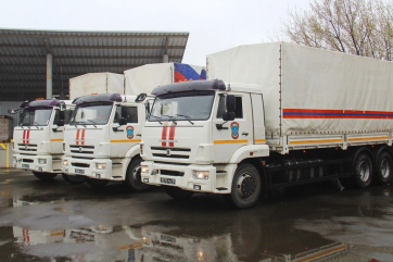 Росгвардия помогла доставить 330 тонн продуктов в два региона Украины